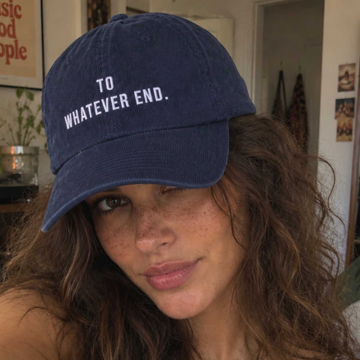 I Claim You To Whatever End Corduroy hat