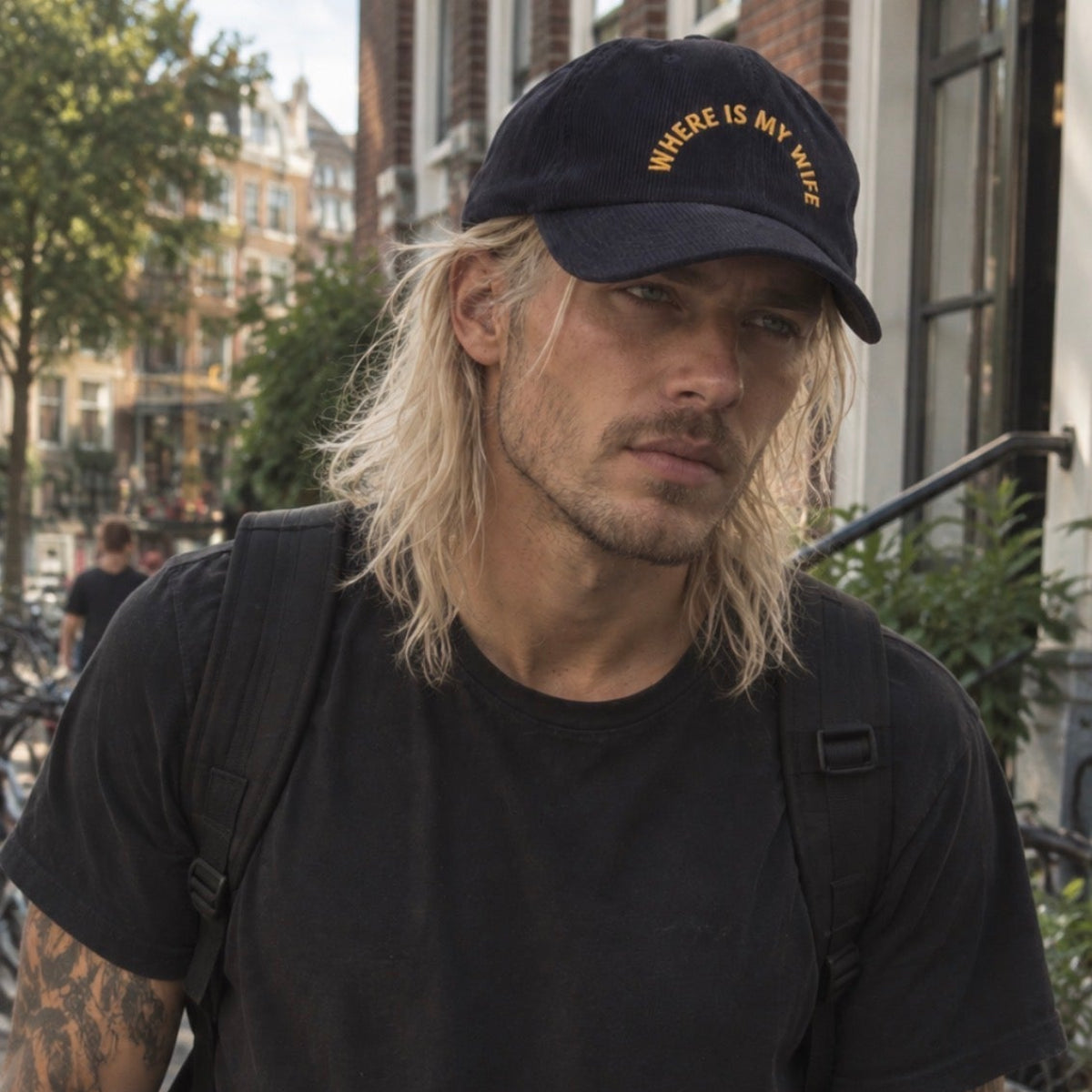 where is my wife baseball cap from Throne of Glass TOG Words of Rowan in Yellow 