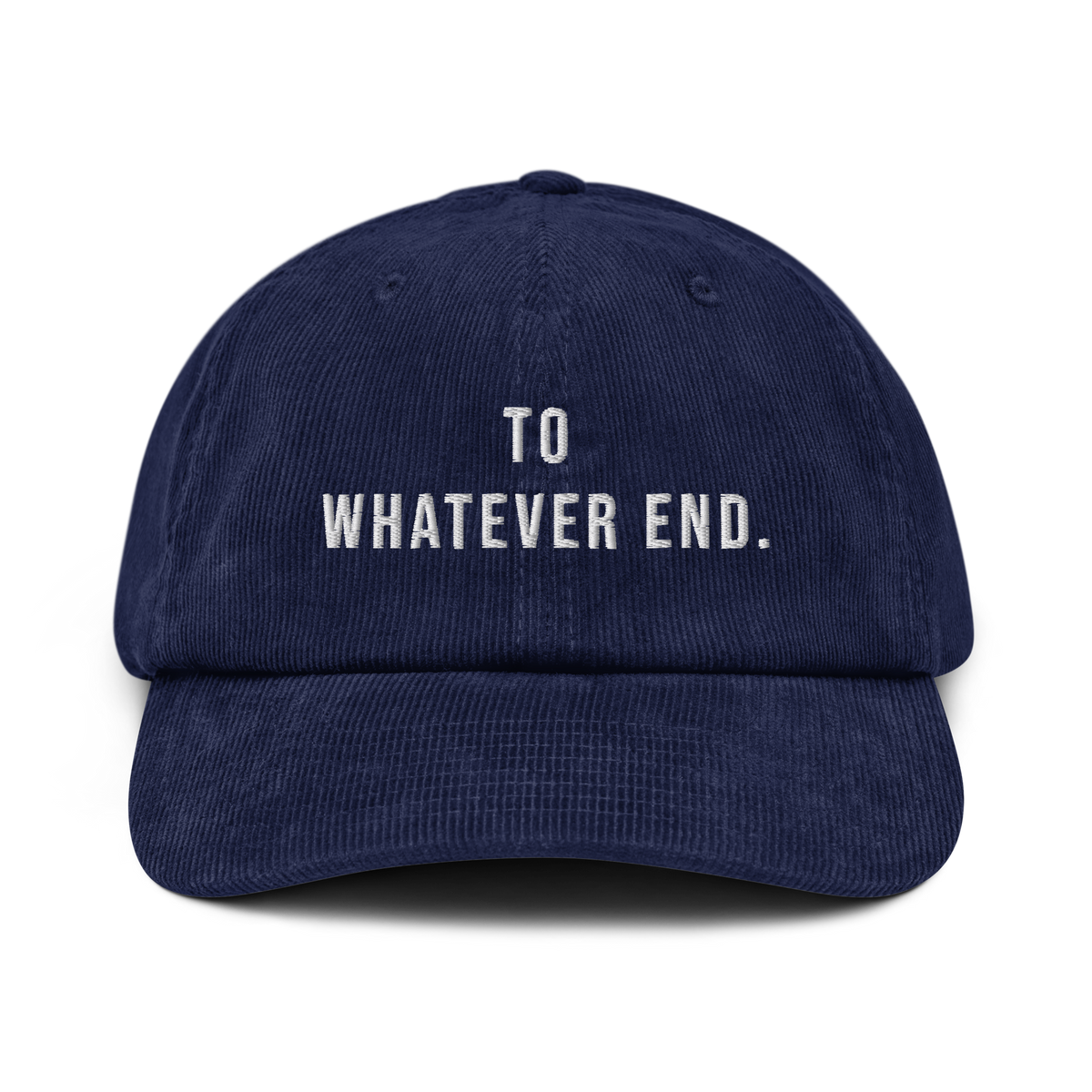 I claim you Aelin, To Whatever End Corduroy Baseball Cap TOG