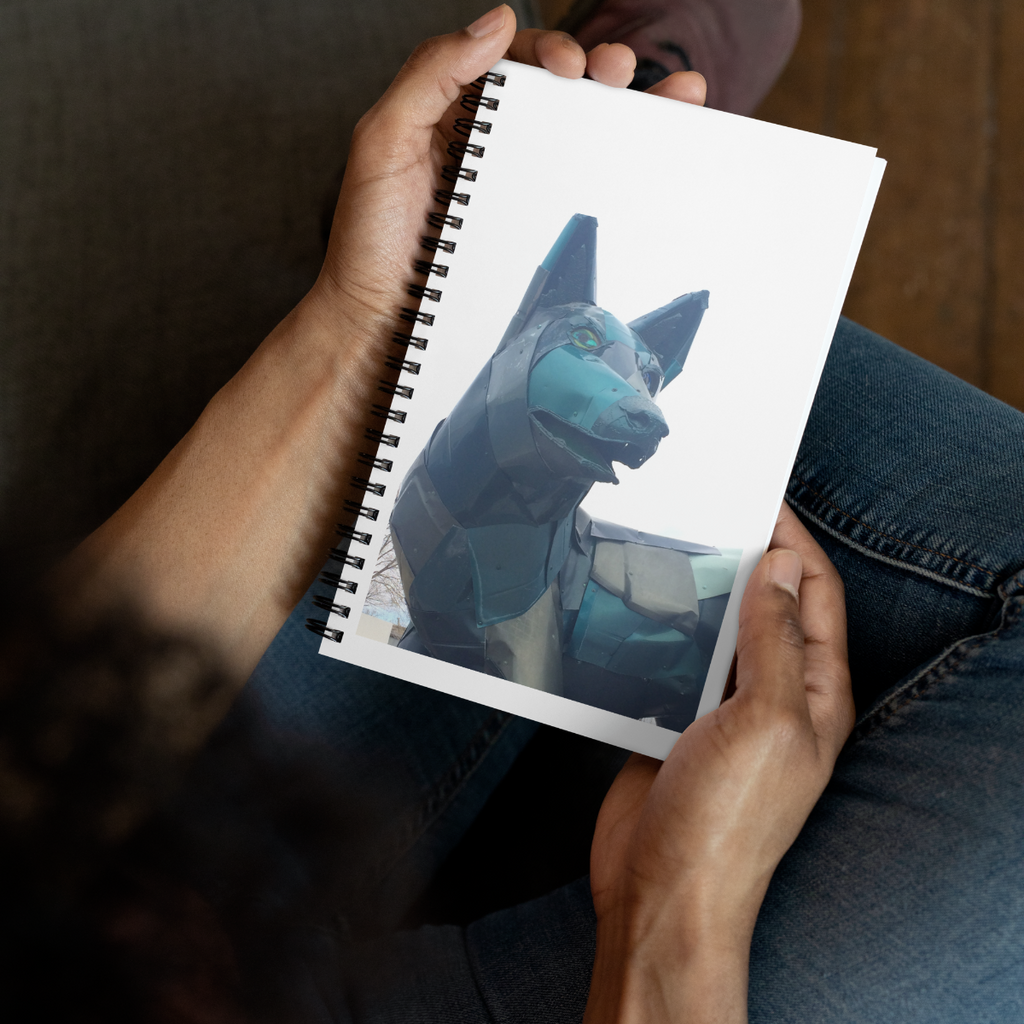Tin Wolf Mini Notebook